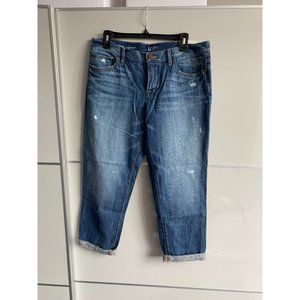 NWT LOFT Blue Boyfriend Jeans